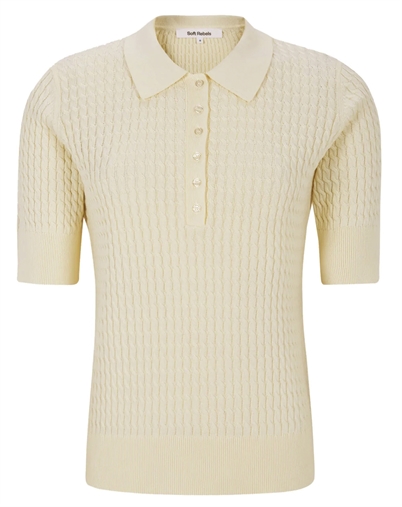 Soft Rebels - SRBeth Polo Strik - Arctic Wolf